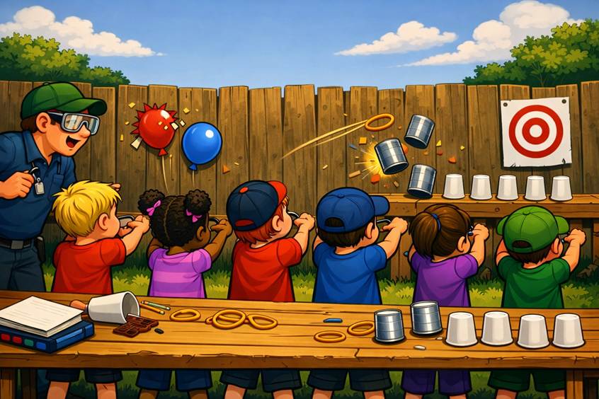 Rubber band party fun