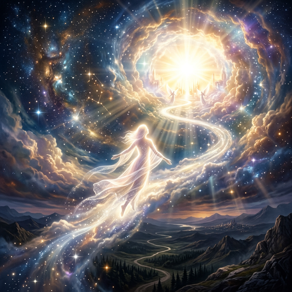 Dust Checking Life — A Heavenly Reflection on Grace, Angels, and Eternal Peace