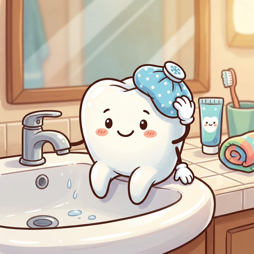 Ouch, My Tooth Hurts – A Cute Baby Tooth Story